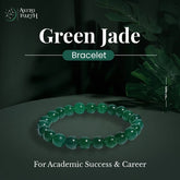 Green Jade Bracelet - For Academic Success & Career Opportunities