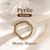 Pyrite Money Magnet Natural Stone Bracelet