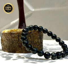 Natural Black Tourmaline Crystal Healing Bracelet