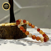 Carnelian Bracelet : Certified Natural Stone Bracelet