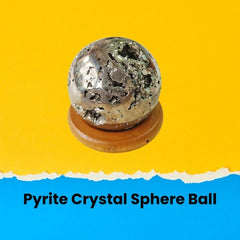 Pyrite Sparking Cluster Sphere Ball