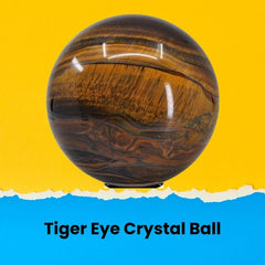 Tiger Eye Crystal Sphere (Confidence)