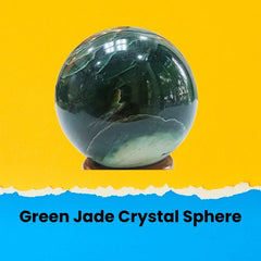 Green Jade Crystal Sphere (Luck & Fortune)