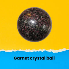 Garnet Stone Polished Sphere