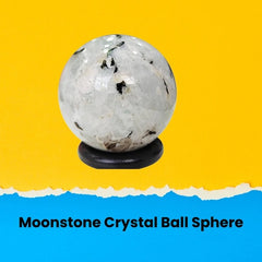 Moonstone Ball | Sphere Ball | Crystal Ball for Reiki & Crystal Healing Decorative Showpiece