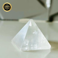 Clear Quartz Crystal Pyramid (Protection & Manifestation)