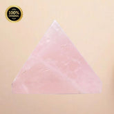 Rose Quartz Pyramid for Reiki Healing / Grid and Vastu Correction