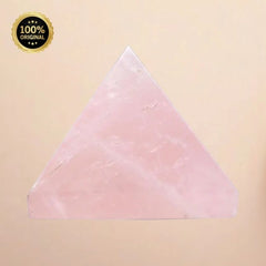 Rose Quartz Pyramid for Reiki Healing / Grid and Vastu Correction