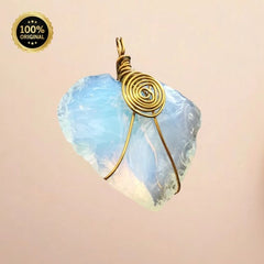 Opalite Heart Pendant