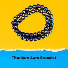 Titanium Aura Quartz Bracelet