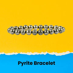 Pyrite Money Magnet Natural Stone Bracelet