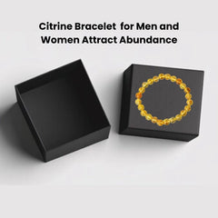 Citrine Bracelet for Men and Women Attract Abundance