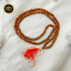 Brown Rudraksha Mala - 108+1 Beads