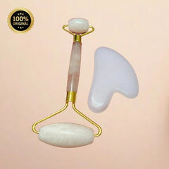 Rose Quartz Crystal/Stone Gua Sha | Face Massager
