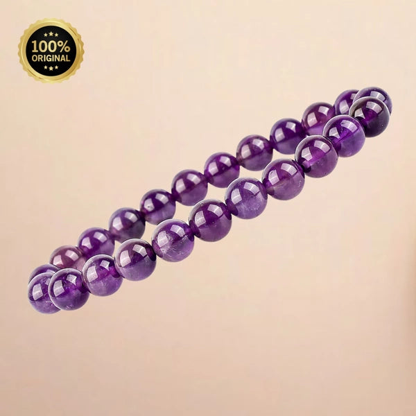 Wellness Amethyst Natural Stone Bracelet