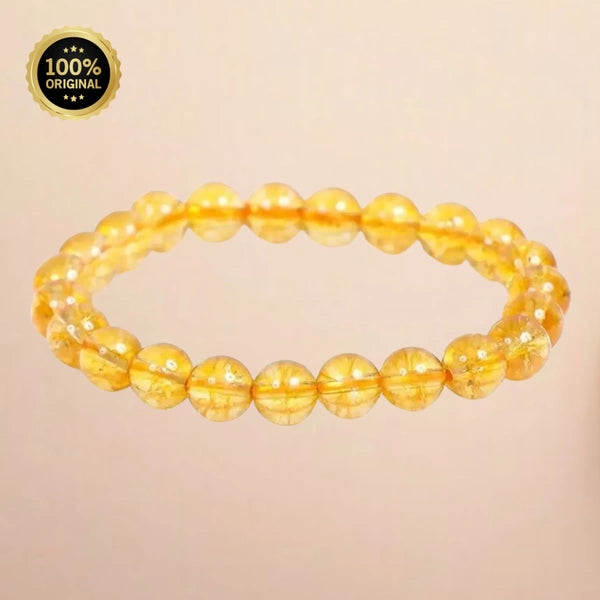 Citrine Bracelet for Men and Women Attract Abundance