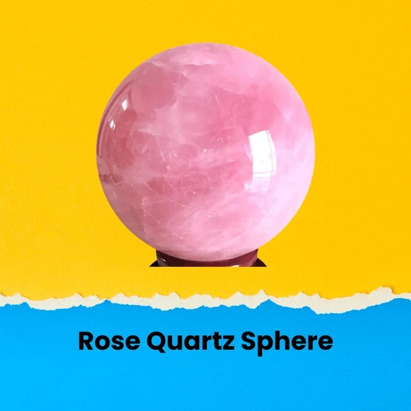 Rose Quartz Sphere/Ball